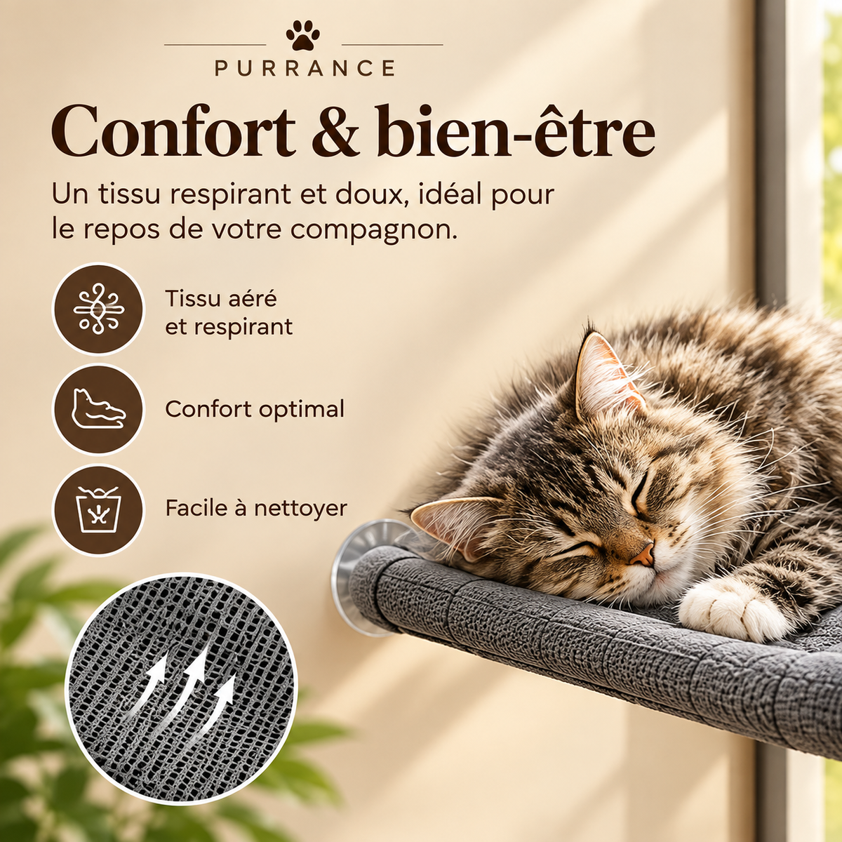 Hamac Suspendu pour Chat