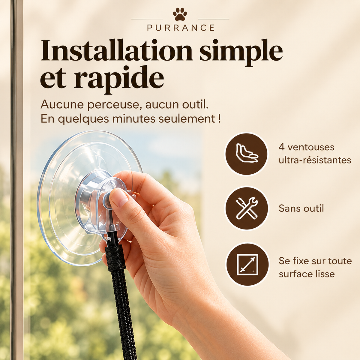 Hamac Suspendu pour Chat